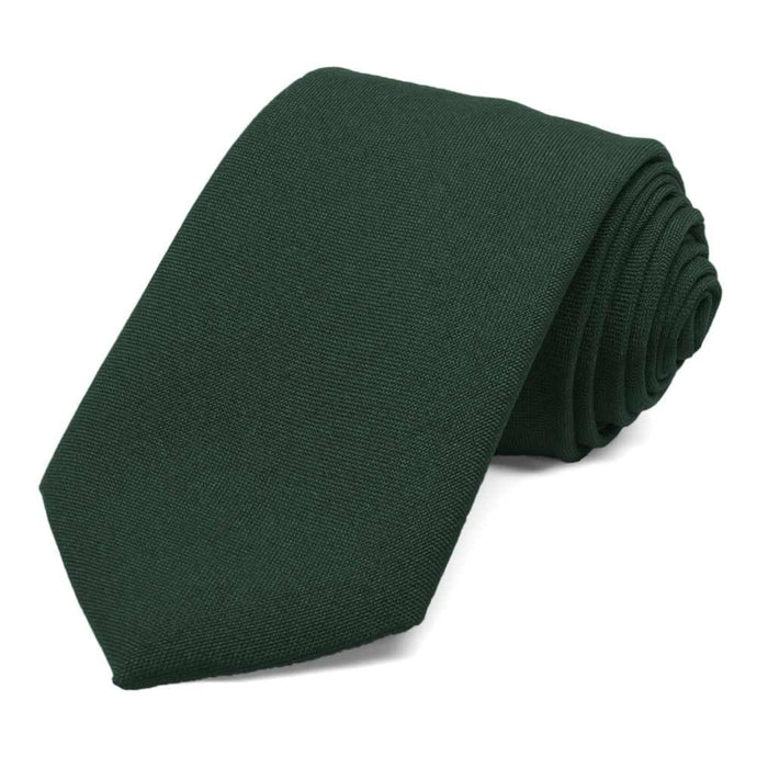 Men's Hunter Green Uniform Necktie