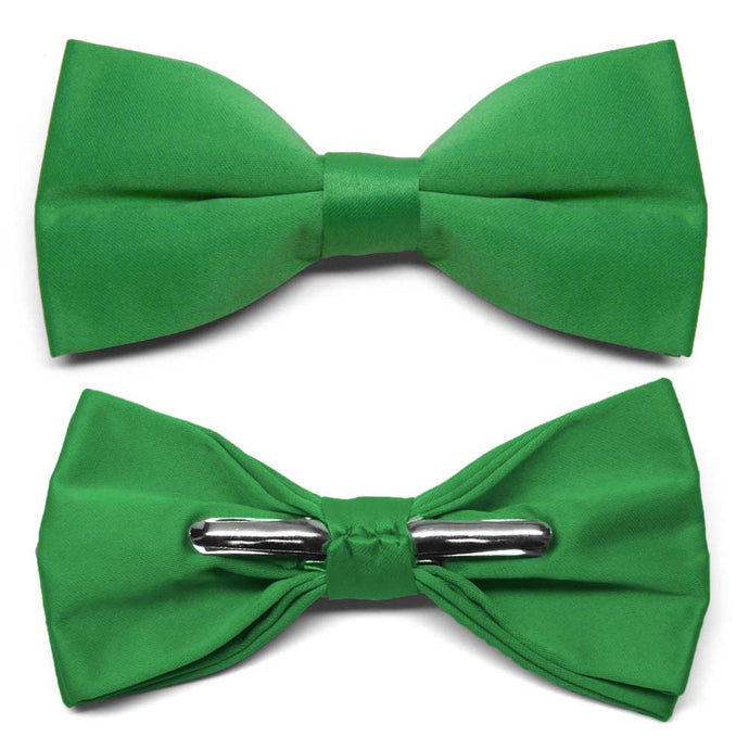 Irish Green Clip-On Bow Tie