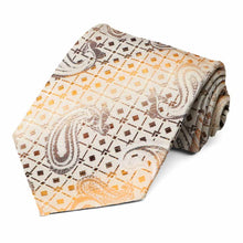 Load image into Gallery viewer, Ivory Melton Paisley Necktie