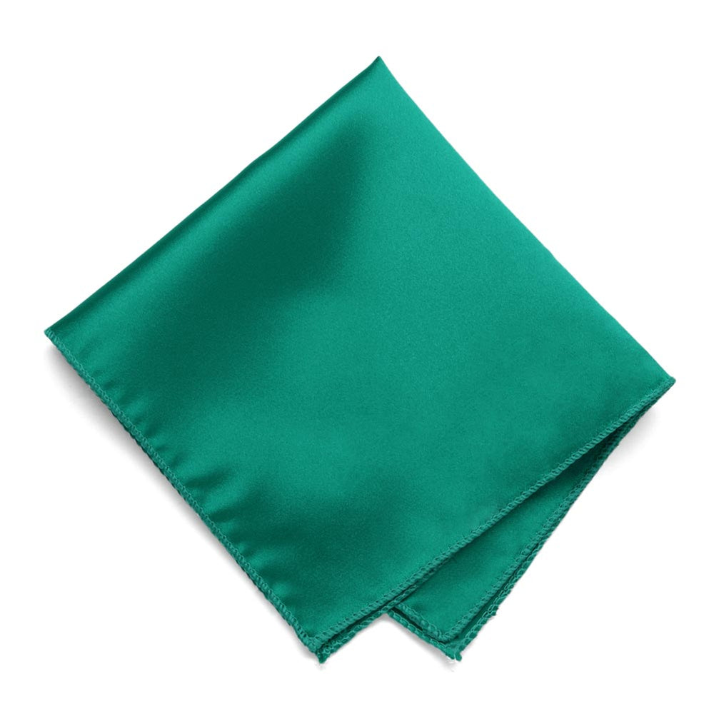 Jade Solid Color Pocket Square