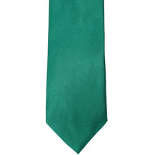 Load image into Gallery viewer, The front of a jade solid tie, laid out flat