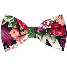 Load image into Gallery viewer, Colorful peony floral pre-tied bow tie