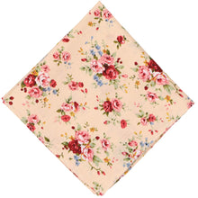 Load image into Gallery viewer, Laguna Floral Cotton Pocket Square