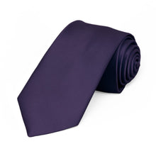 Load image into Gallery viewer, Lapis Purple Premium Slim Necktie, 2.5&quot; Width