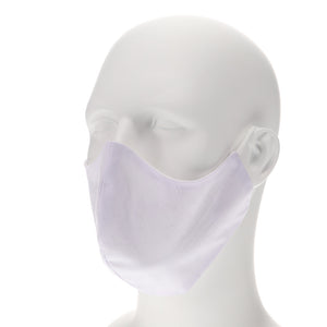 Lavender face mask on mannequin