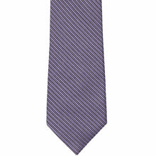 Load image into Gallery viewer, The front bottom view of a lavender textured tie