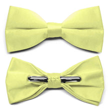 Load image into Gallery viewer, Lemon Lime Clip-On Bow Tie