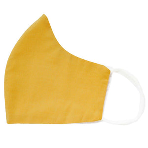 lemon yellow face mask folded