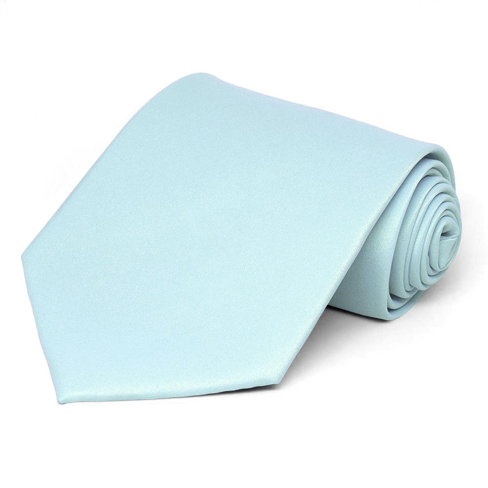 Light Blue Solid Color Necktie
