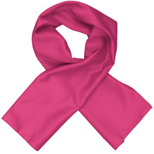 Load image into Gallery viewer, Light fuchsia scarf crossed over itself