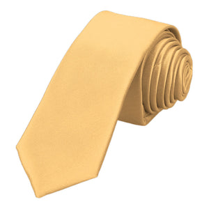 Golden Haze Skinny Necktie, 2" Width