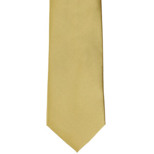Light gold tie front view