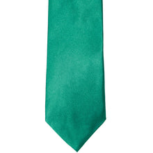 Load image into Gallery viewer, Light Jade solid color necktie laid flat