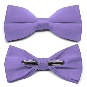 Light Purple Clip-On Bow Tie