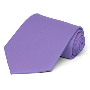 Light Purple Solid Color Necktie