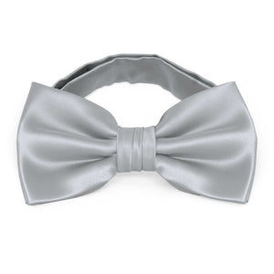 Light Silver Premium Bow Tie | Shop at TieMart – TieMart, Inc.