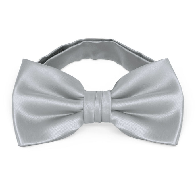 Light Silver Premium Bow Tie