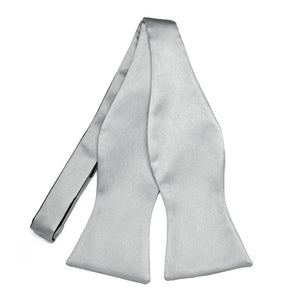 Light Silver Premium Self-Tie Bow Tie