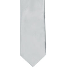 Load image into Gallery viewer, Front view light silver tie