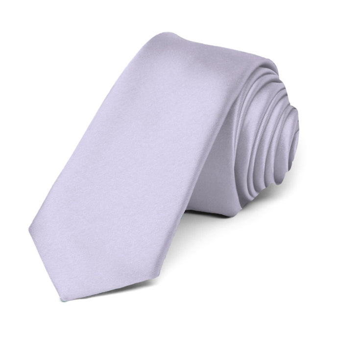 Lilac Premium Skinny Necktie, 2