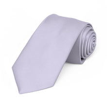 Load image into Gallery viewer, Lilac Premium Slim Necktie, 2.5&quot; Width