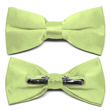 Load image into Gallery viewer, Lime Green Clip-On Bow Tie