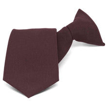 Load image into Gallery viewer, Maroon Clip-On Uniform Tie