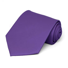 Load image into Gallery viewer, Medium Purple Staff Tie