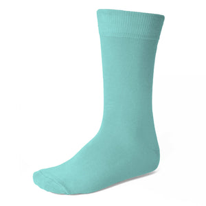 Men's aqua dress sock