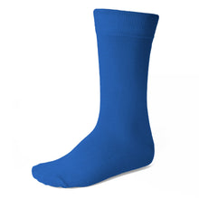Load image into Gallery viewer, Men&#39;s blue dress sock