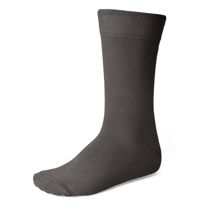 Men's graphite gray dress sock