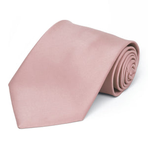 Mauve Premium Solid Color Necktie