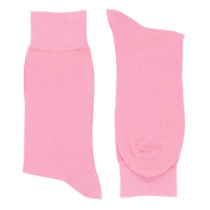 Pair of men's pink dress socks