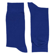 Load image into Gallery viewer, Pair of men&#39;s royal blue socks