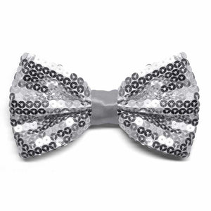 Silver Sequin Bow Tie | Shop at TieMart – TieMart, Inc.