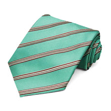 Load image into Gallery viewer, Mermaid Hayward Striped Necktie