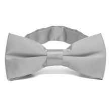Load image into Gallery viewer, Mercury Silver Band Collar Bow Tie