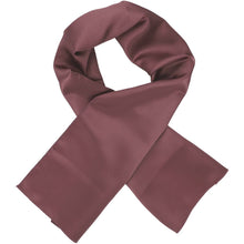 Load image into Gallery viewer, Merlot solid scarf, crossed over itself