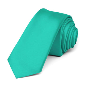 Mermaid Premium Skinny Necktie, 2" Width