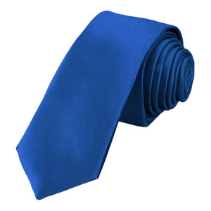 Metro Blue Skinny Necktie, 2" Width