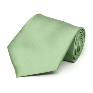 Mint Green Solid Color Necktie