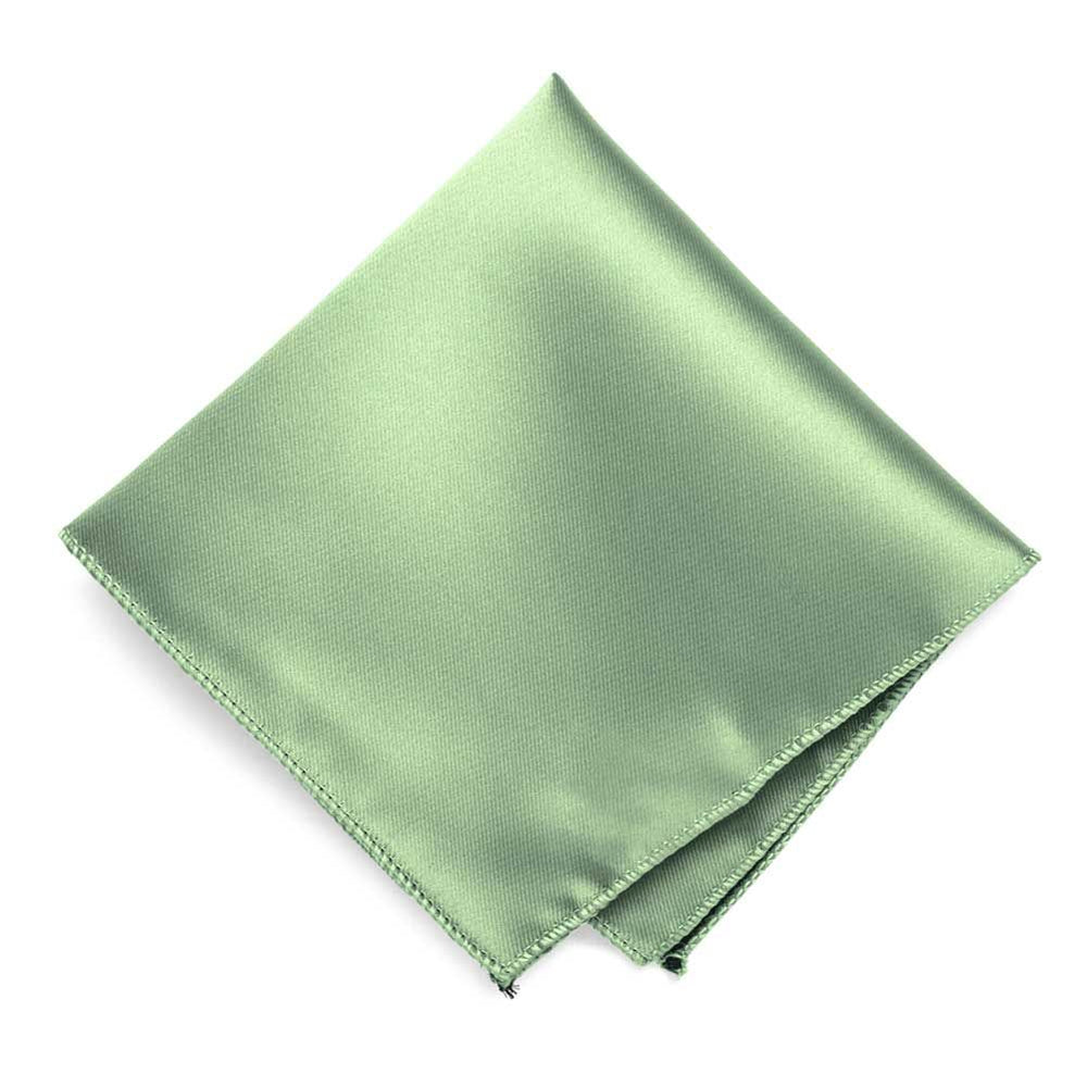 Mint Green Basic Pocket Square