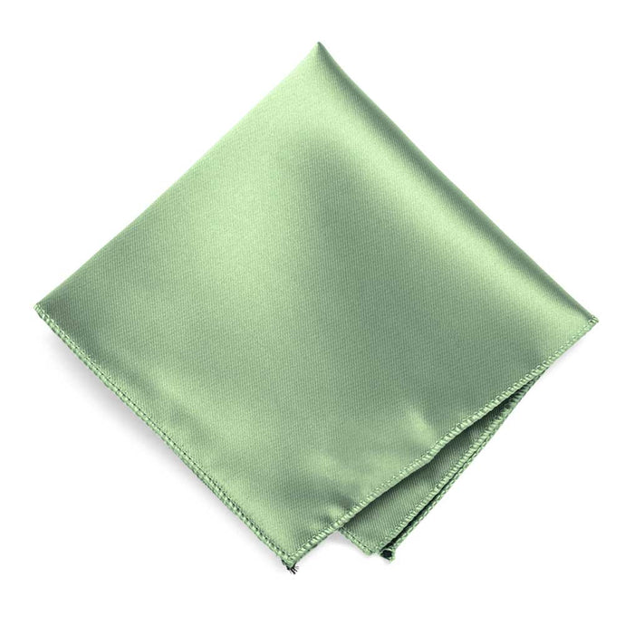 Mint Green Solid Color Pocket Square