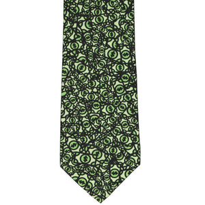 Front view novelty tie covered in small money
