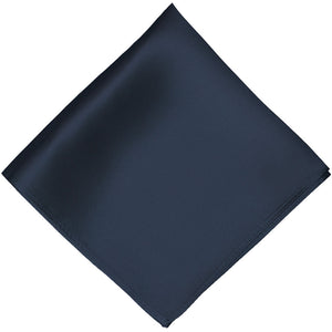 Navy Blue Silk Pocket Square