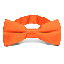 Load image into Gallery viewer, Neon Orange Band Collar Bow Tie