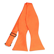 Load image into Gallery viewer, Neon Orange Self-Tie Bow Tie