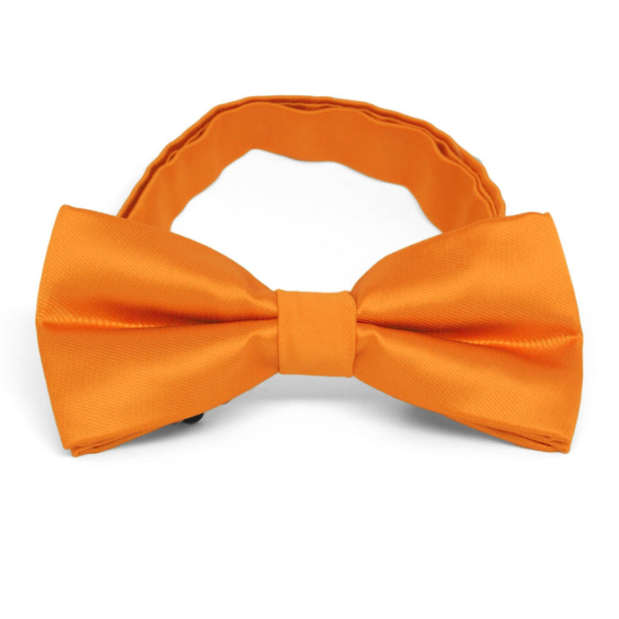 Orange Band Collar Bow Tie