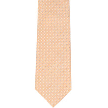 Load image into Gallery viewer, Light orange mini check pattern tie, front view