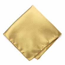 Load image into Gallery viewer, Pale Gold Herringbone Silk Pocket Square